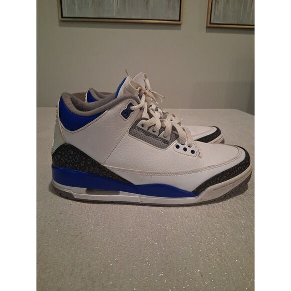 Nike Air Jordan 3 Retro Racer Blue White Cement CT8532-145 Men Size 8 main image 15